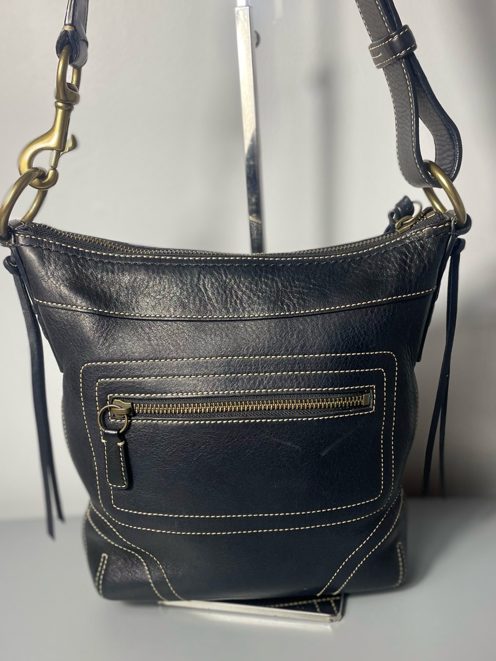 Coach Bleecker Slim Duffle Pebbled Leather 2006-COA - Picture 10 of 12